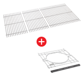 WEBER CRAFTED Stainless Steel Cooking Grates & Frame Kit – SEARWOOD XL 600, SMOKEFIRE EX6