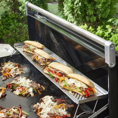 Dual-Level Warming Rack
