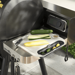 Weber Cutting Board with Catch Bin