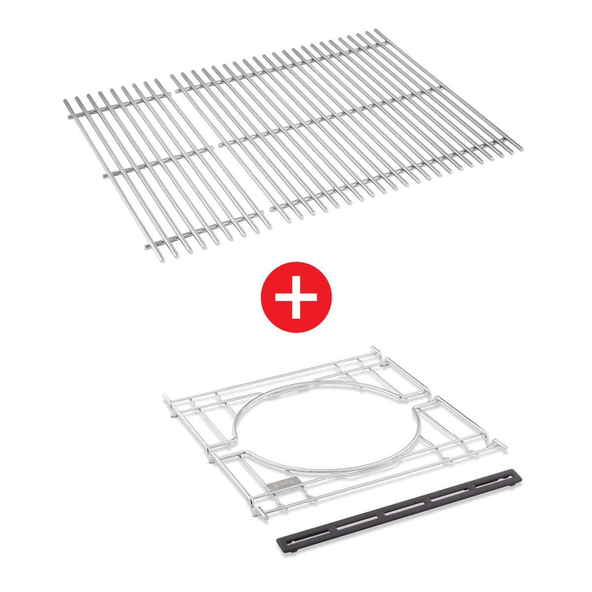 WEBER CRAFTED Stainless Steel Cooking Grates & Frame Kit  – SPIRIT 300 series, SEARWOOD 600, & SMOKEFIRE EX4