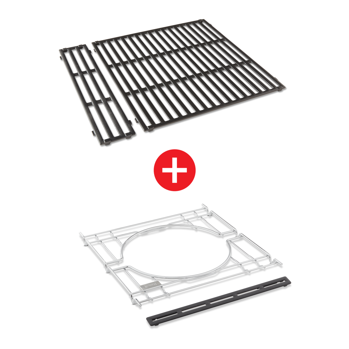 WEBER CRAFTED Porcelain-Enameled Cast-Iron Cooking Grates & Frame Kit – SPIRIT 200 series